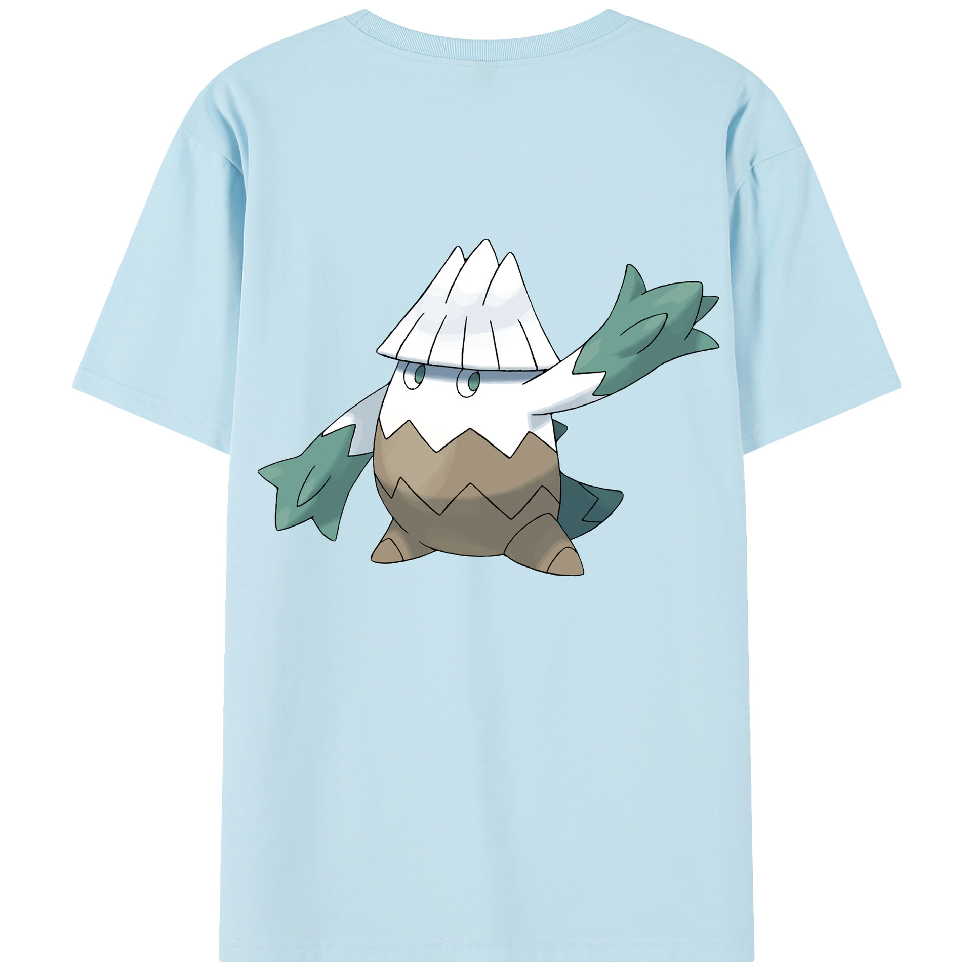（画像用） ポケットモンスター Pokémon 綿100％半袖Tシャツ（背面プリント）